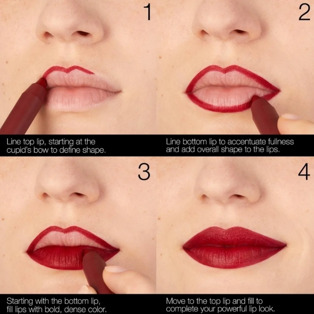 Nars Powermatte High Intensity Lip Pencil: Dragon Girl (Vivid Siren Red), NIB